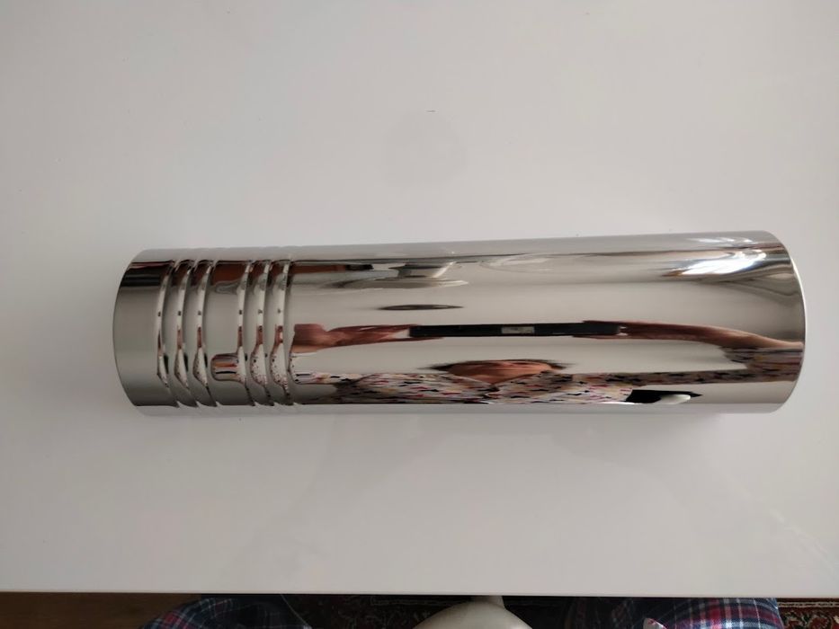 Tapa canos em inox. NOVO.