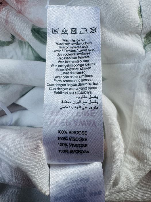Kombinezon długi, elegancki w kwiaty, wiskoza