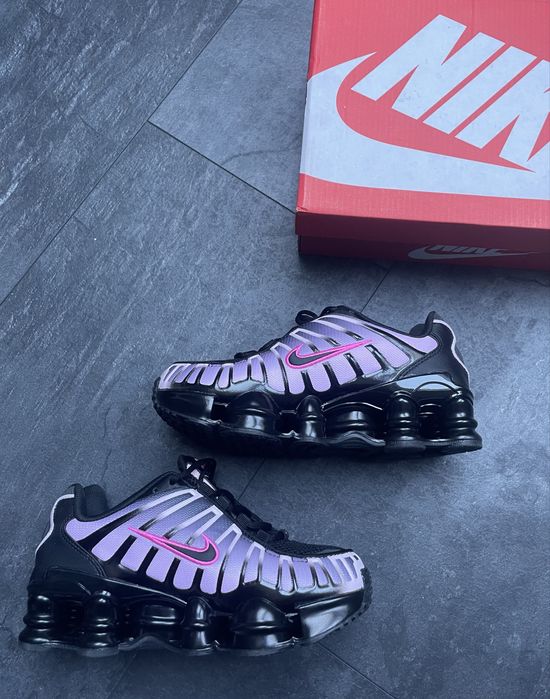 Nike shox różowo czarne r38