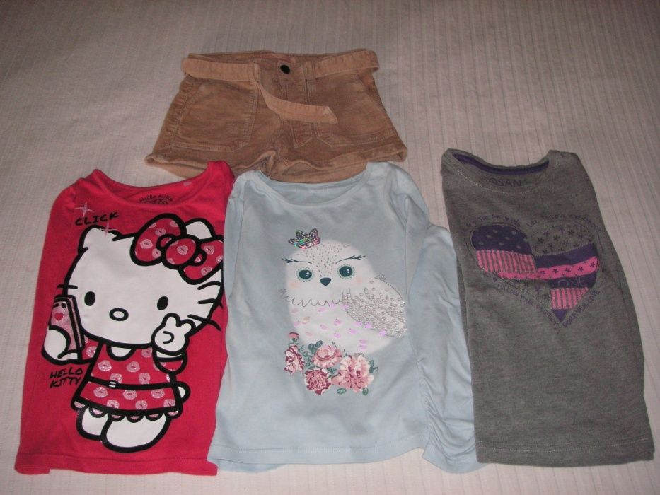 Calções Zara, Sweat Hello Kitty, Losan Kids T/5 Anos