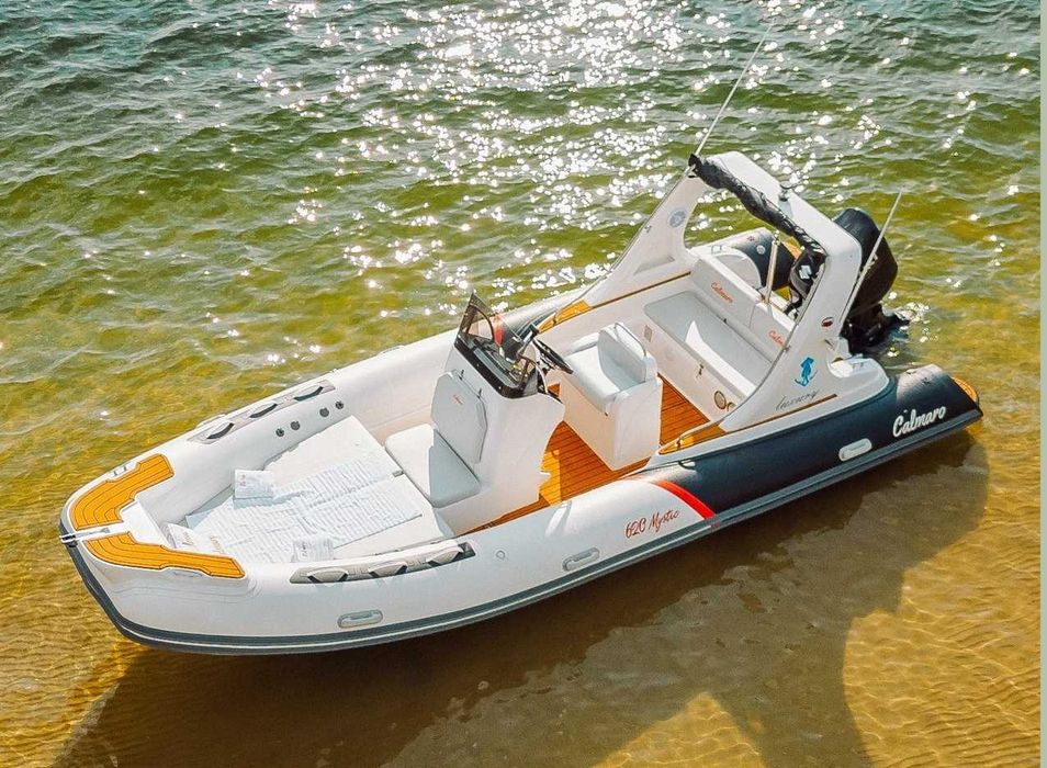 NOWA Łódź motorowa RIB 620 Calmaro + silnik SUZUKI 140 KM + przyczepa