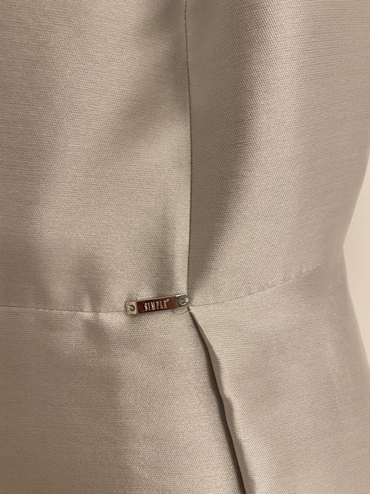 Sukienka srebrna SIMPLE XXS