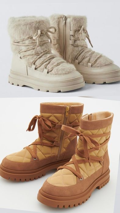 Zara Reserved осінні і зимові чобітки для дівчинки