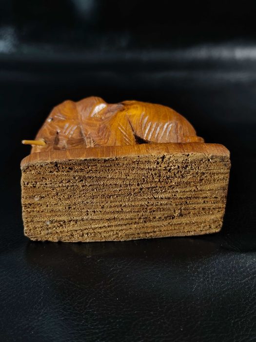Słoń Z Drewna Teak
