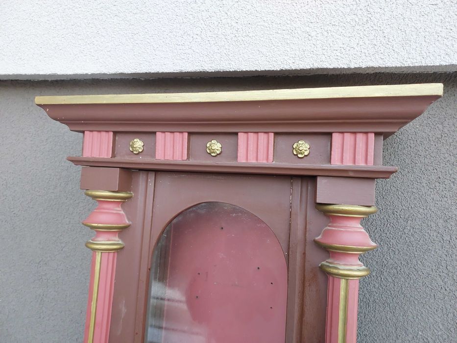 S082 Skrzynia duża obudowa zegara żyłkowego linkowego szafka witrynka