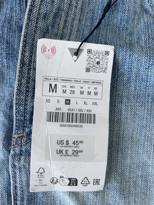Джинсова спідниця від zara