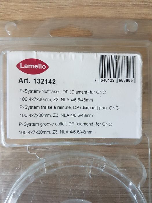 Frez diamentowy Lamello do P-system ZETA P2 wersja CNC