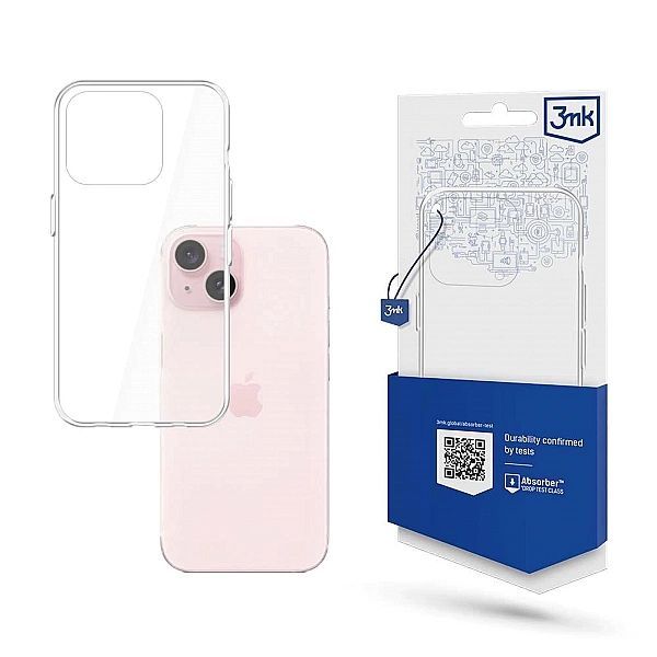 Etui 3mk Armor Case na iPhone 15 - przezroczyste