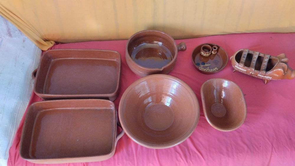 Louça de barro para cozinha regional