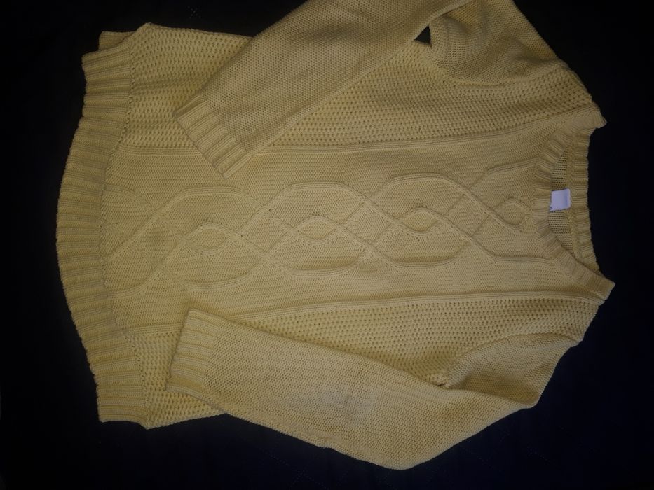 Sweter sweterek Vila r.S cytrynowy
