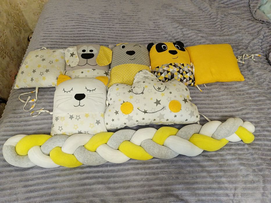 Комплект в краватку з косічкою