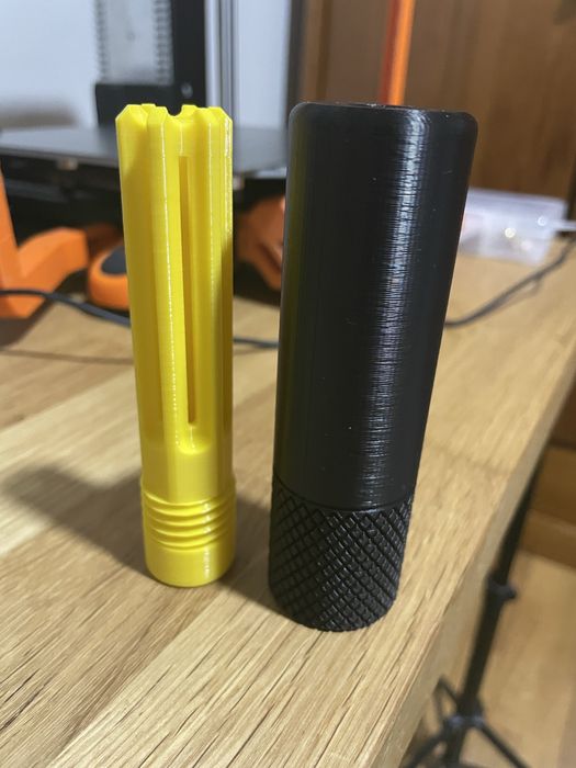 Tapa Chamas + Silenciador Airsoft 3D