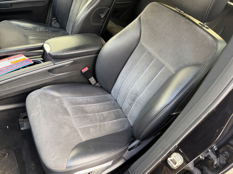 fotel kierowcy mercedes ml w164 r klasa oryginał lewy skóra alcantara