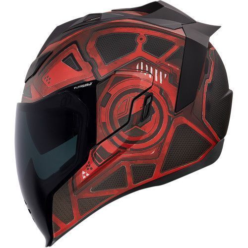 capacete icon airflite  blockchain red