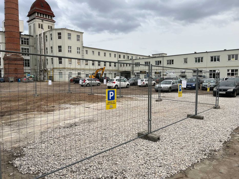 Ogrodzenie Budowlane Ażurowe Tymczasowe Mobilne 3,5 x 2 Panel Przęsło