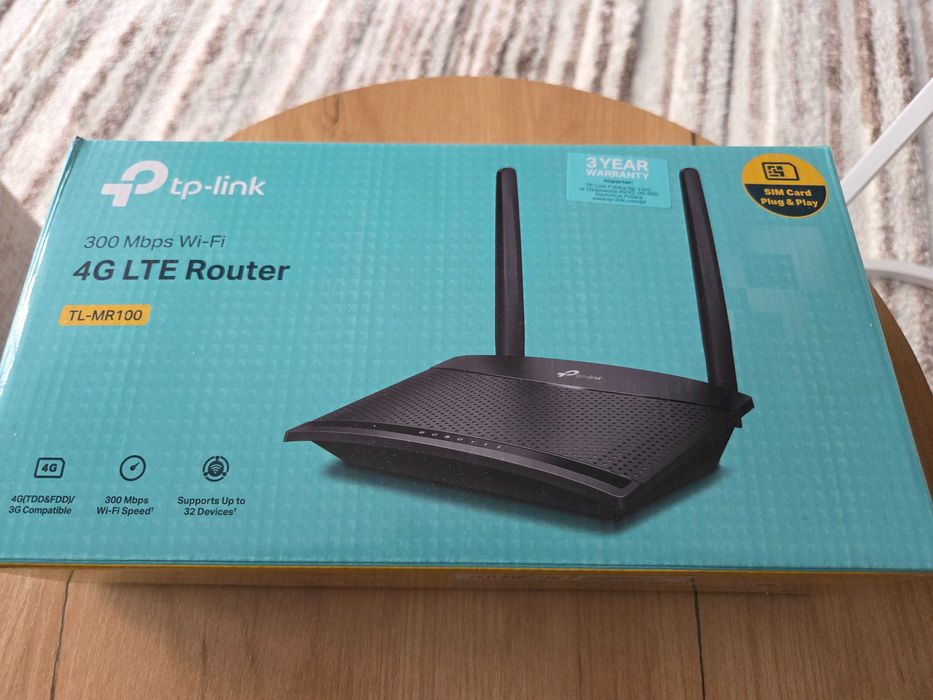 4G LTE Router TL-MR100 z gwarancją