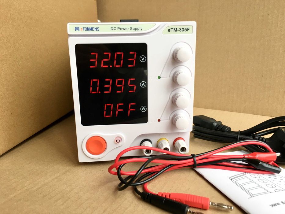 Лабораторный блок питания 30в 5А eTommens ETM-305 источник регулируемы