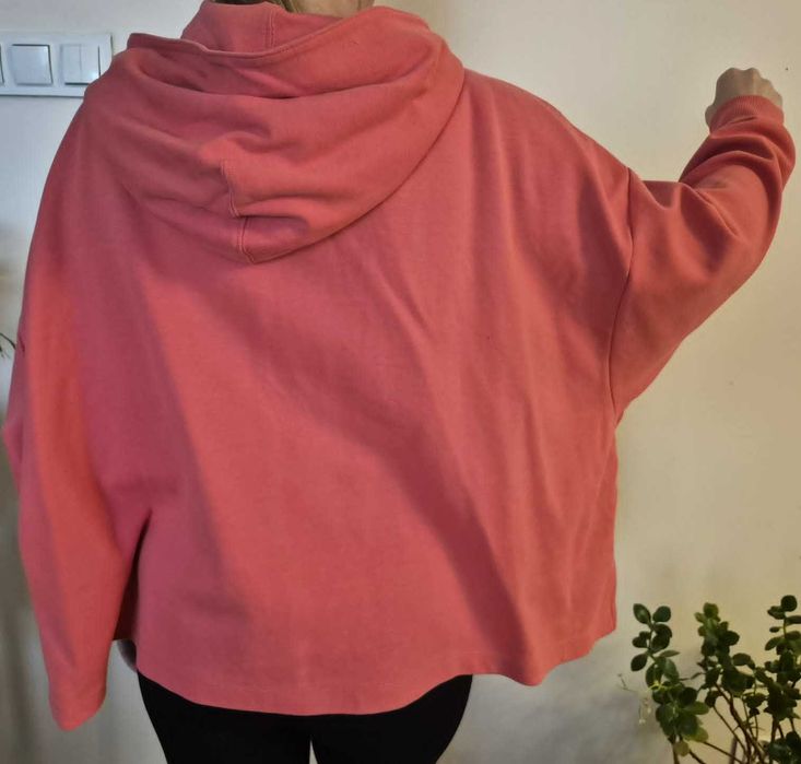 bluza oversize z kapturem koralowa 36/38*Esprit*S/M