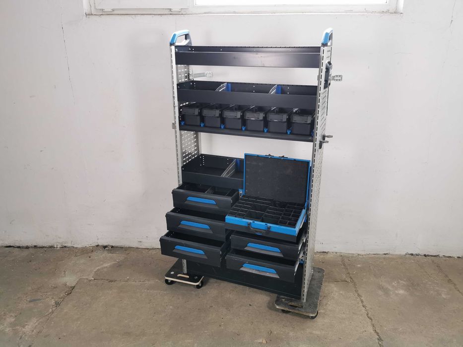 Zabudowa serwisowa warsztatowa regał samochodowy serwisowy SORTIMO