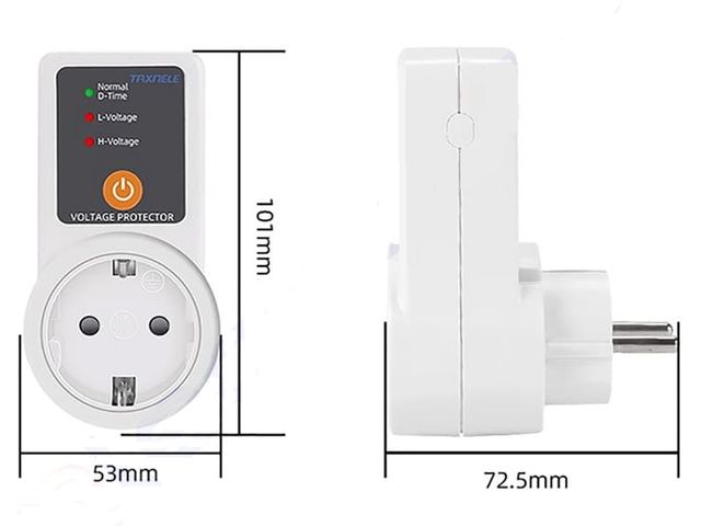 Реле напряжения в розетку 220V