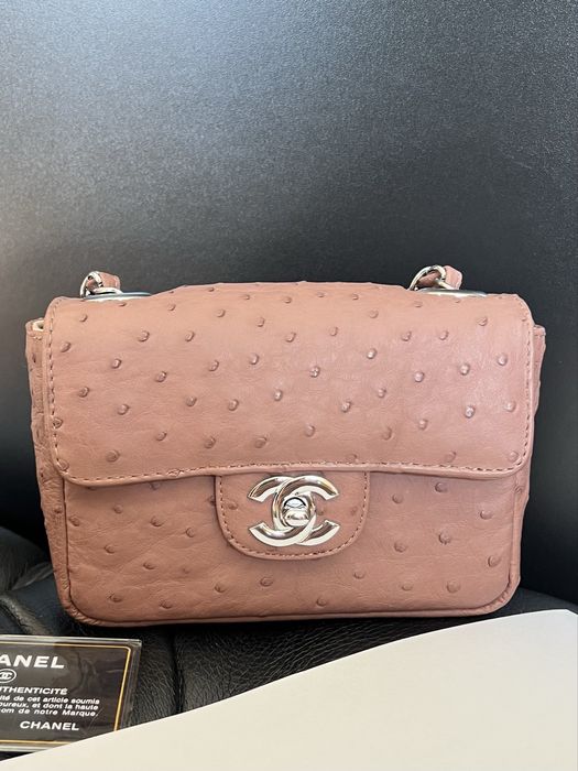 Сумка Chanel кожа страуса