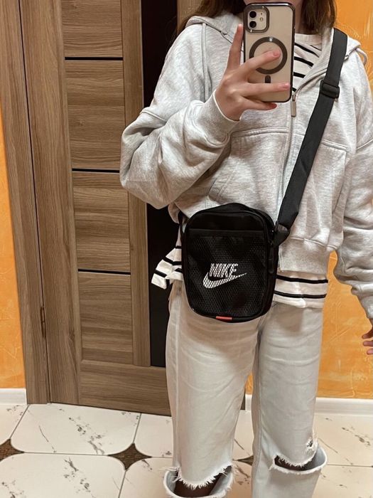 Сумка мессенджер через плечо маленькая Nike/Ellesse/Adidas/Kappa/Опт