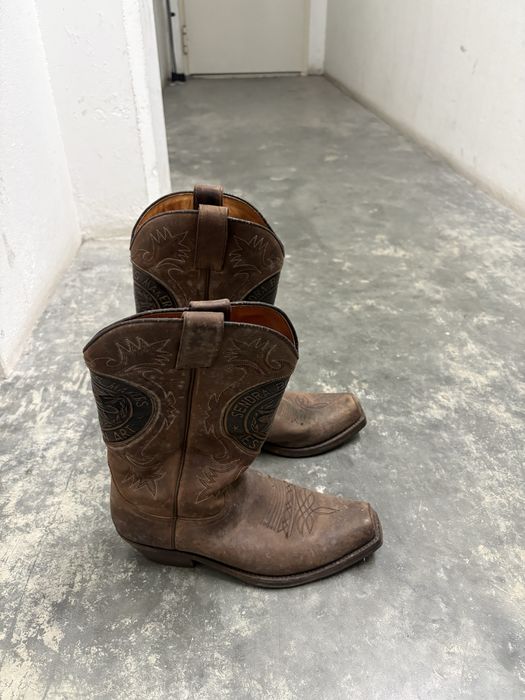 Botas Cowboy Sendra Originais em Pele Castanha