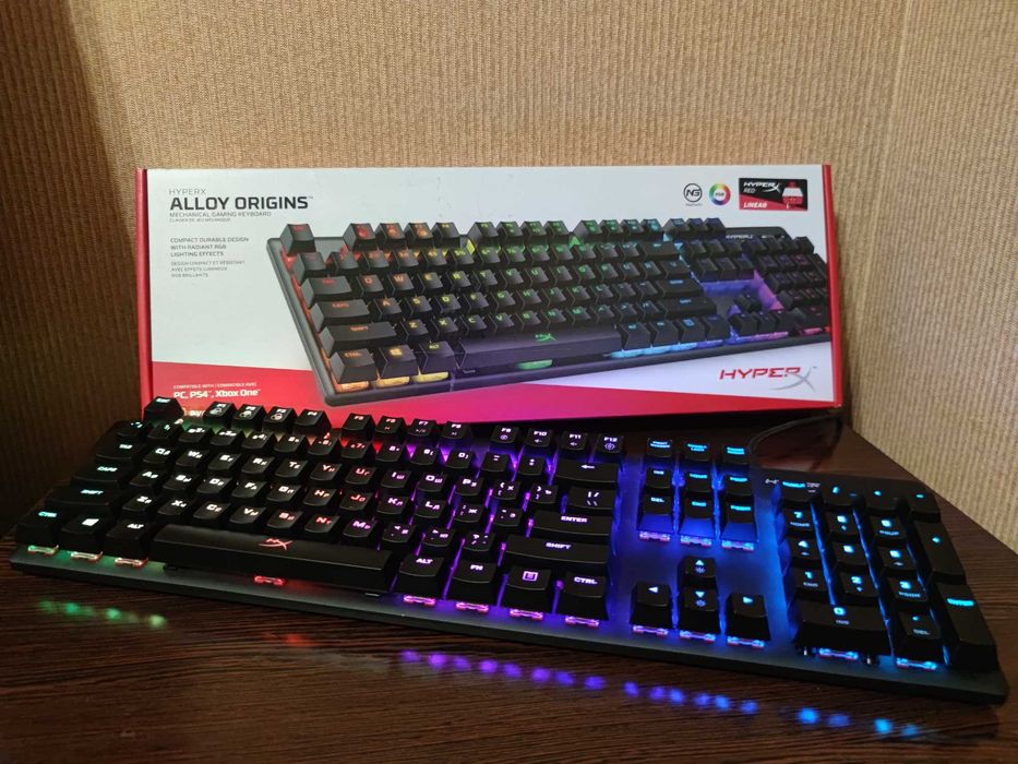 Игровая механическая клавиатура HyperX Alloy Origins Red