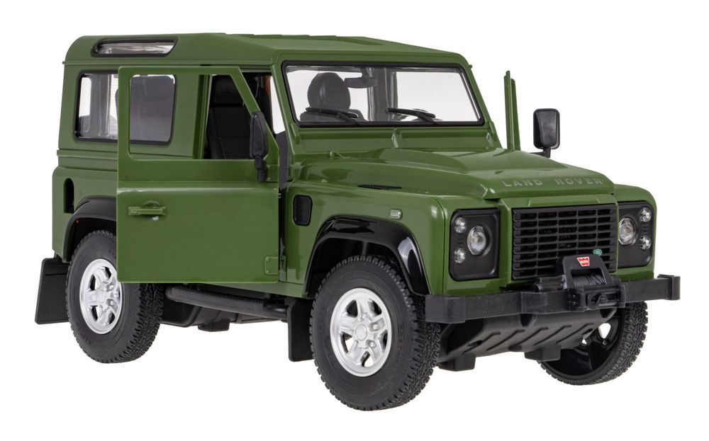 Autko R/C Land Rover Defender  RASTAR Zielony Auto zdalnie sterowane