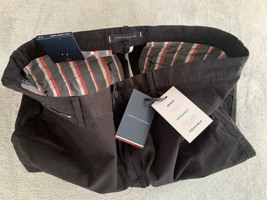 Nowe spodenki czarne Tommy Hilfiger roz. 36