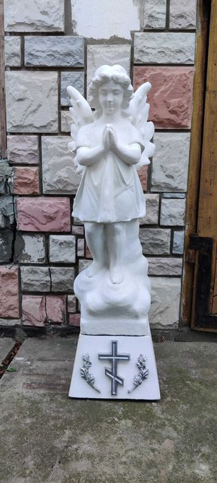 Пам'ятник ангелок (бетон, 100см)