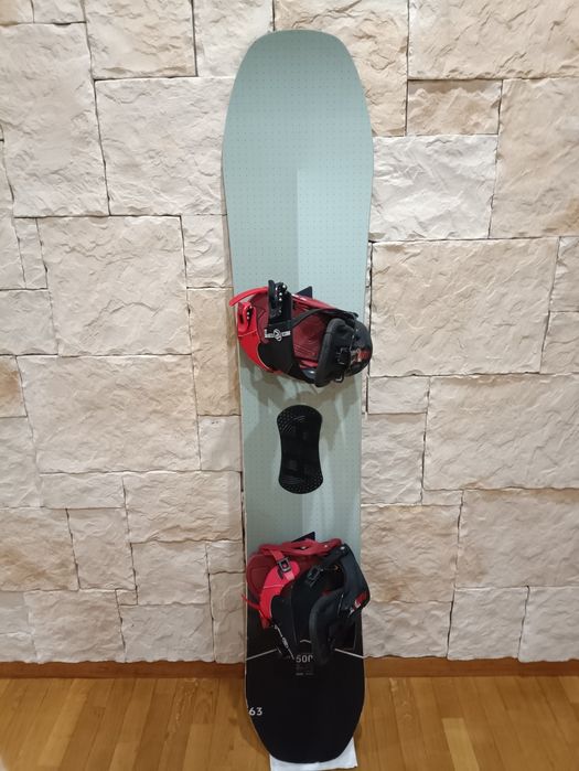 Prancha All road 500  tamanho 163 wide com fixações rápida