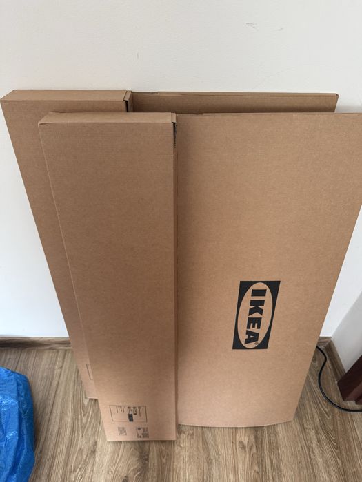 Nowe, białe szuflady Ikea Komplement