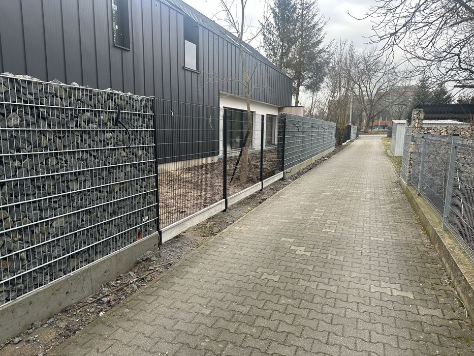 Montaż ogrodzeń gabionowych mury murki kosze gabionowe gabion gabiony