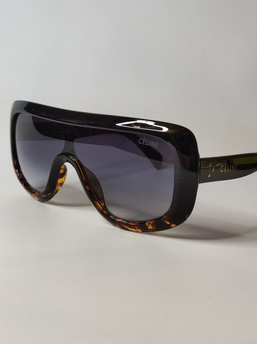 Солнцезащитные Очки в Стиле Маска в Леопардовом Принте