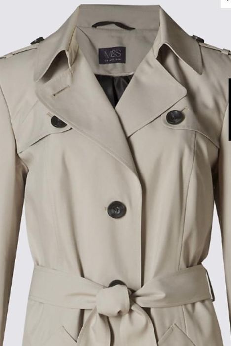 Бежевий тренч Marks&Spencer xs