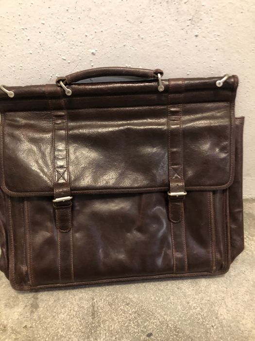 Шкіряний професорський портфель