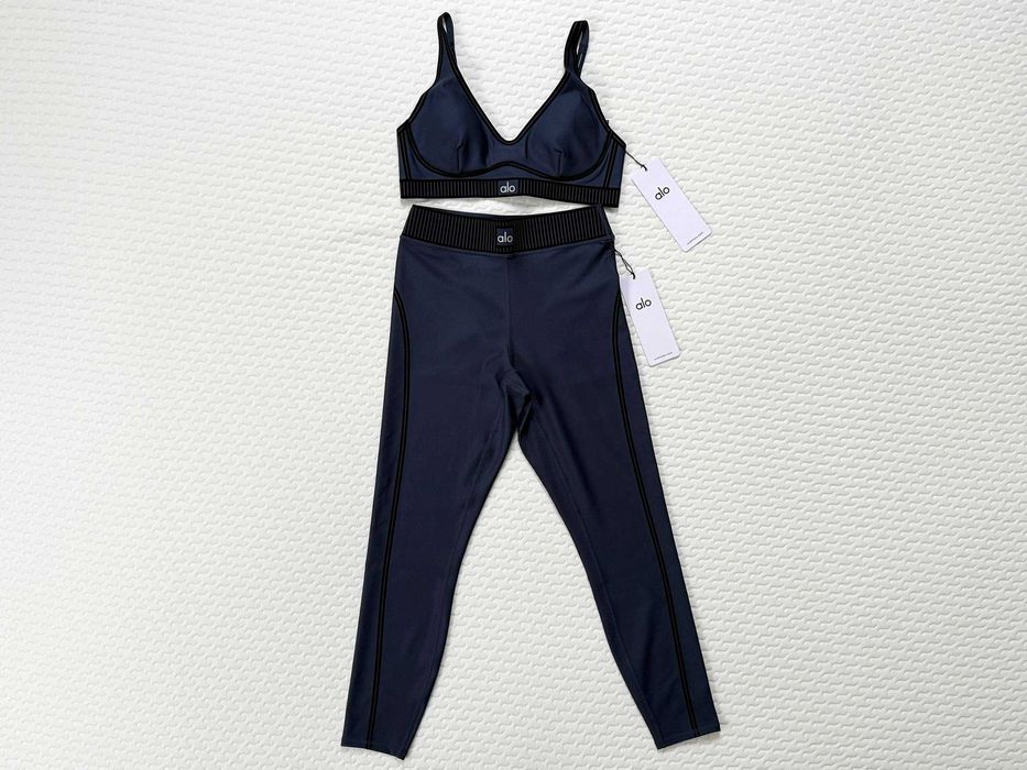 Оригінальний спортивний костюм Alo Yoga Airlift • Navy • XS–S • Новий