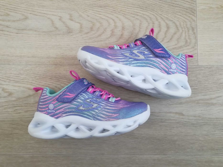 Кросівки рожеві Skechers Twisty Brights 27 розмір