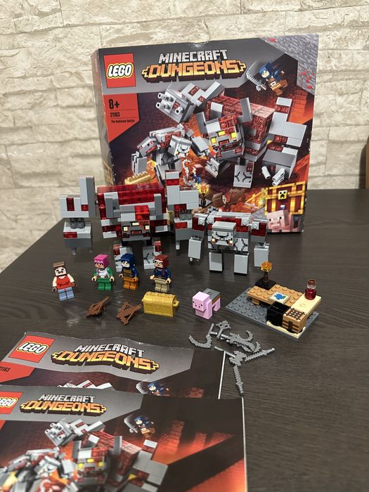Lego minecraft 21163 bitwa o czerwony kamień komplet Warszawa