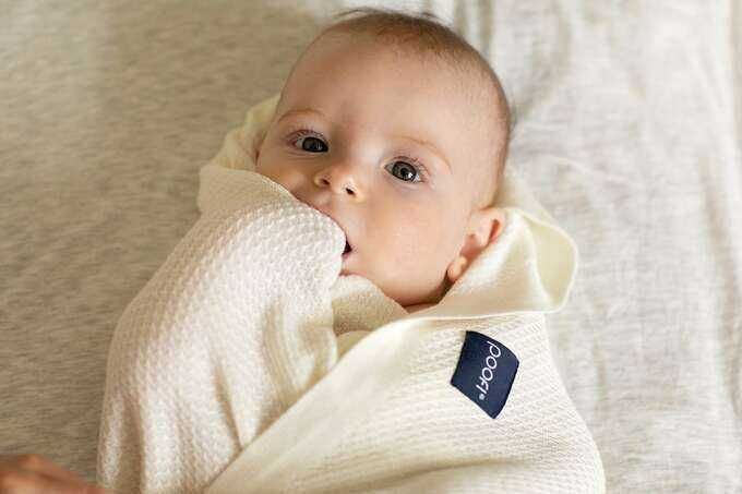 Lekki kocyk bambusowy jasny szary Poofi Nowy rożne kolory