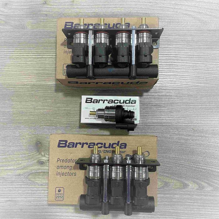 Газовые форсунки Гбо 4 Alex Barracuda 1.9 Ом для 1, 2, 3, 4, 6, 8 цил ...