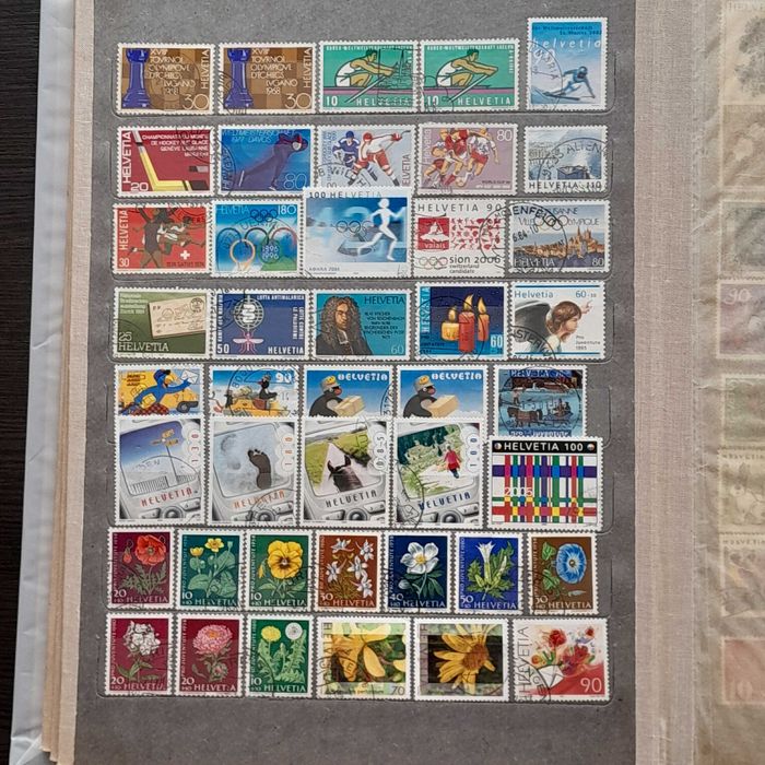 Альбом 27. Марки - Швейцарія.