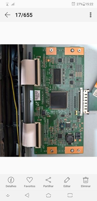 Led TV Microvision 32hd00v18-a ecrã partido