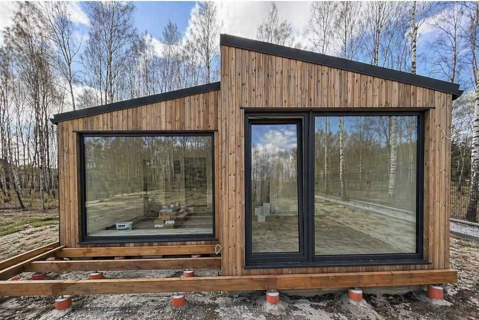 Domek drewniany całoroczny 35m2