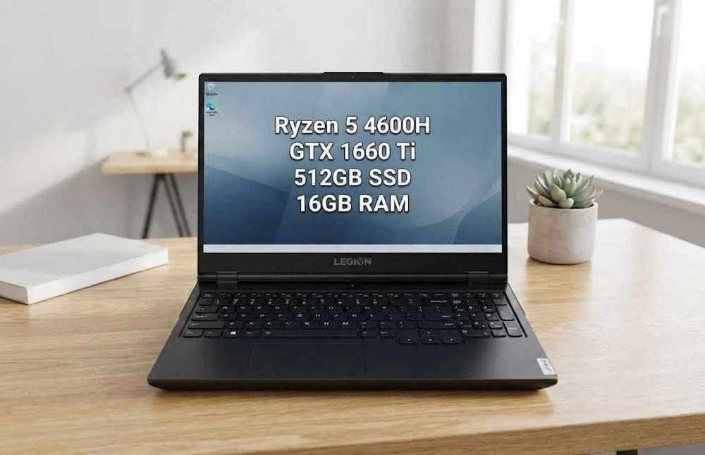 Ω150+ Ноутбуків ℹ️ lenovo legion 5 15ARHO5H 15.6" ‼️AMD Ryzen 5 4600H‼️GeForce GTX 1660 Ti 6Gb /SSD 512 Gb/RAM 16Gbℹ️Traid-in‼️Розтрочка МОНО Онлайн
