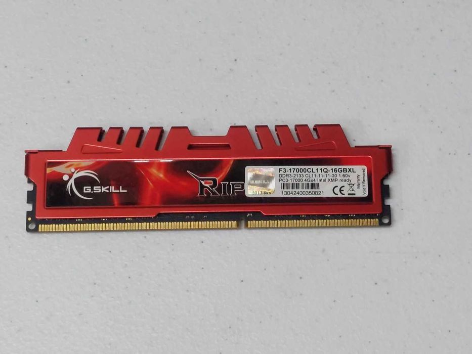 16 Gb RAM (4x 4Gb DIMM) DDR3-2133 (PC3-17000)