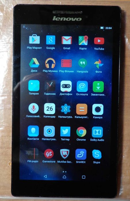 Планшет 7" Lenovo A7-20.
