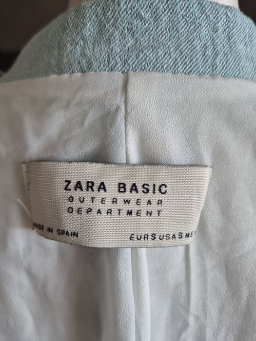 Żakiet Zara s niebieski