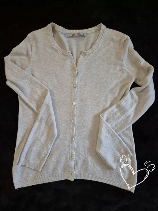 Cienki damski kardigan - Beżowy Zara Knit 36